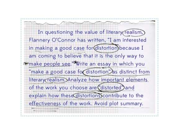Literary comparison essay example